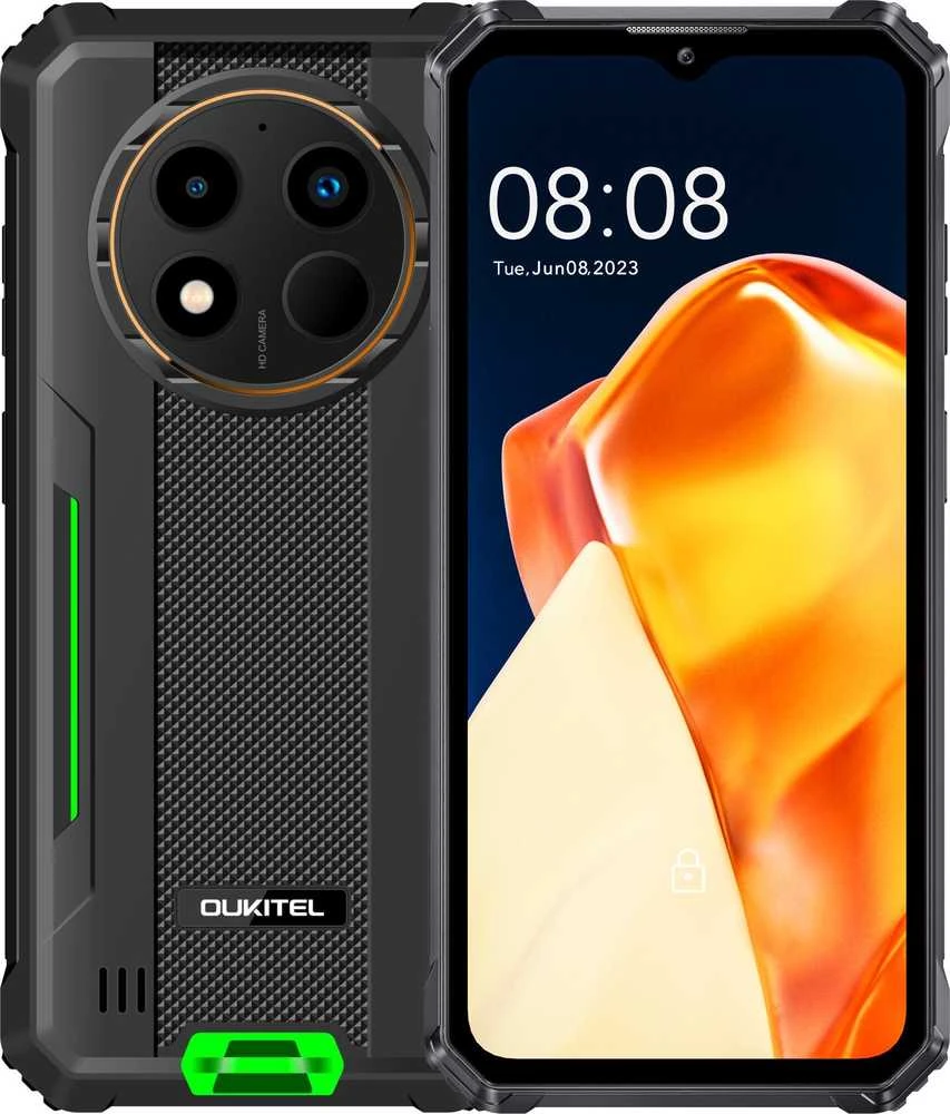 Išmanusis telefonas Oukitel WP28E 4/64 10600mAh DS. Žalios spalvos be įkroviklio