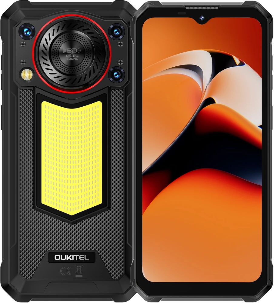 Išmanusis telefonas Oukitel WP53 phone, 128/8 GB, juodas