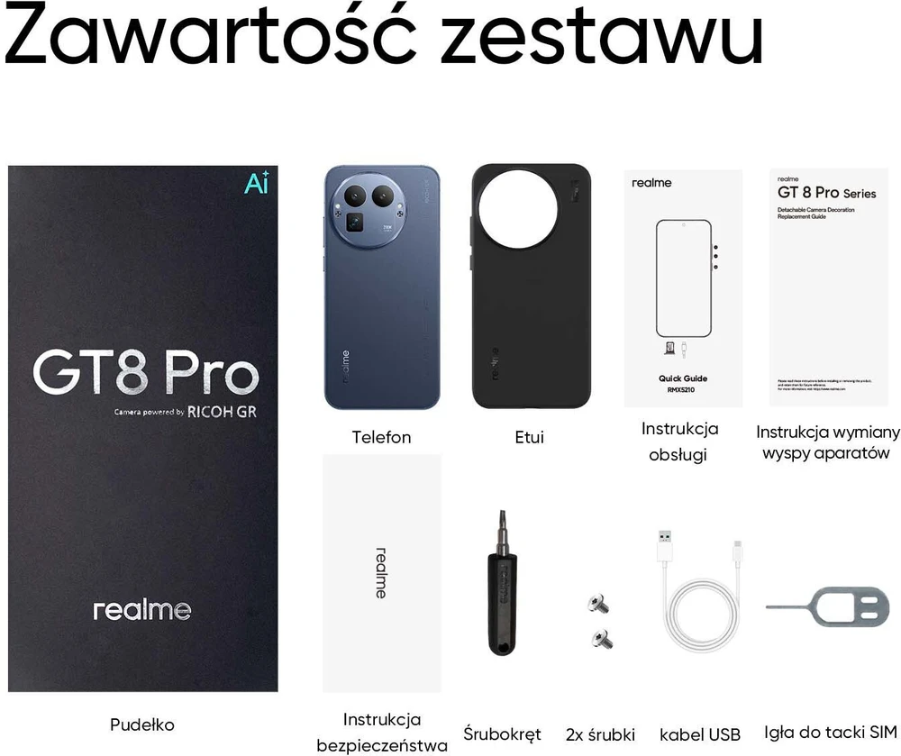 Išmanusis telefonas REALME GT 8 Pro 5G 12/256GB Urban Blue
