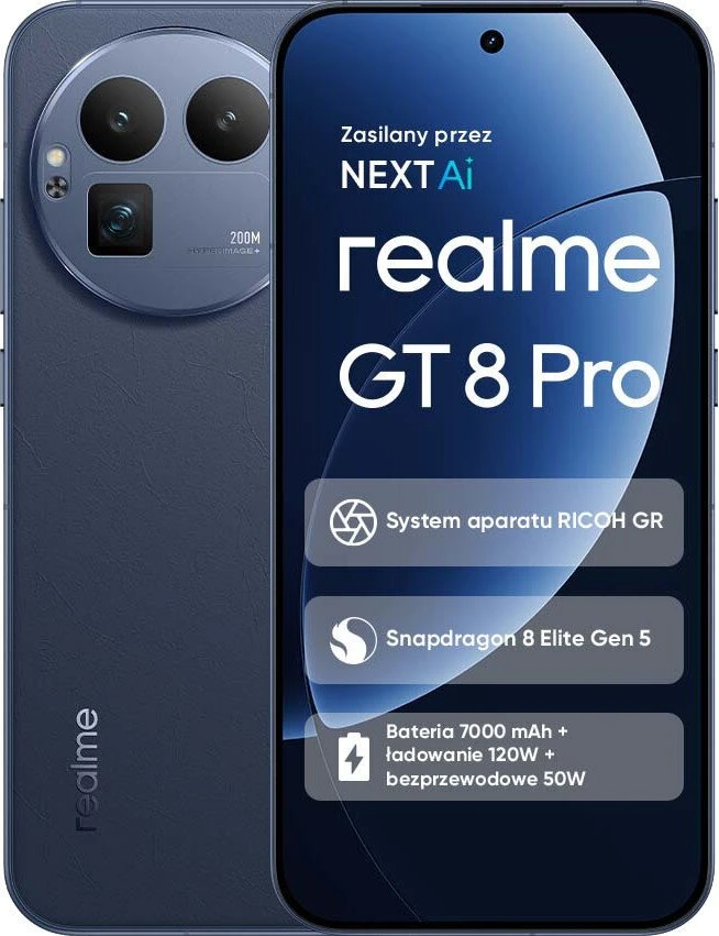 Išmanusis telefonas REALME GT 8 Pro 5G 12/256GB Urban Blue