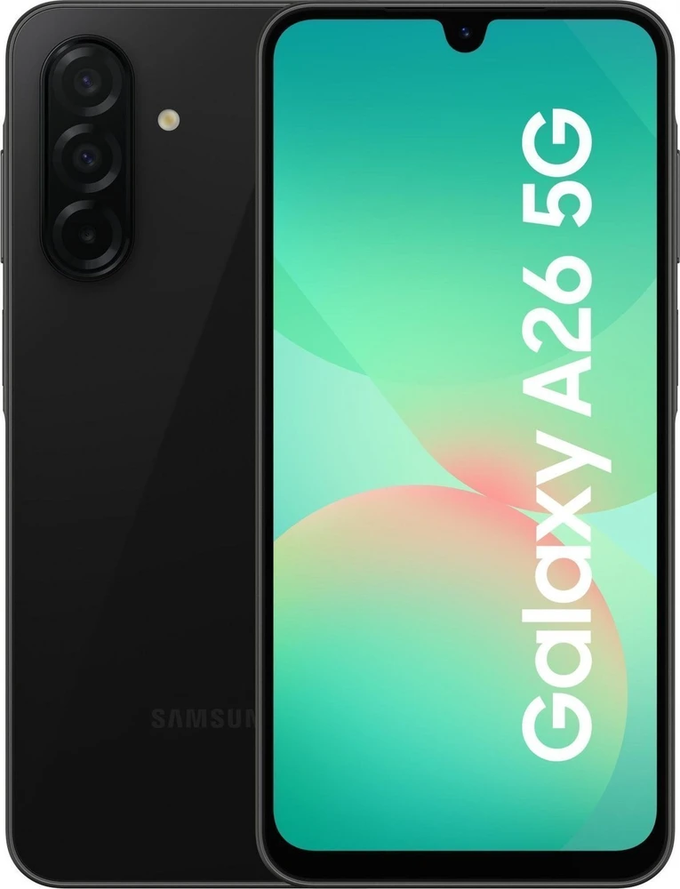 Išmanusis telefonas Samsung Galaxy A26 5G A266 Dual Sim 6GB RAM 128GB Enterprise Edition - Juodas