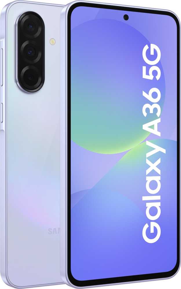 Mobilusis telefonas Samsung Galaxy A36 5G, 128GB violetinė