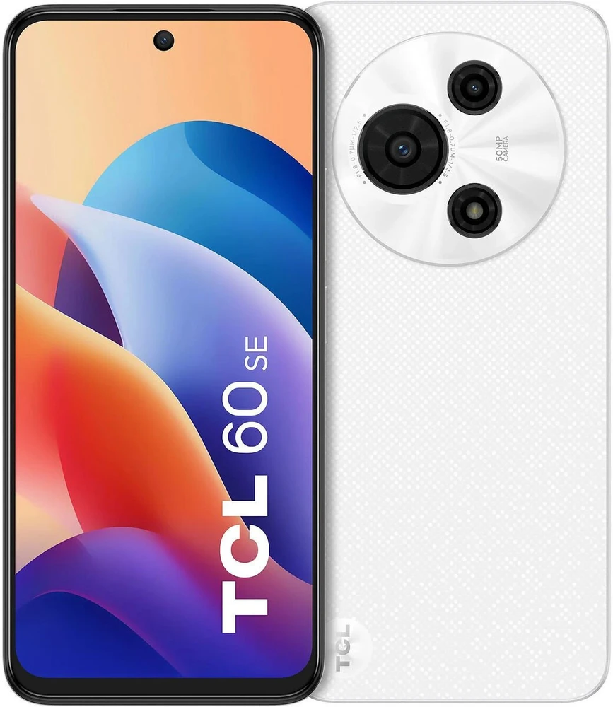 Išmanusis telefonas TCL 60 SE 8/512GB Blizzard Baltas
