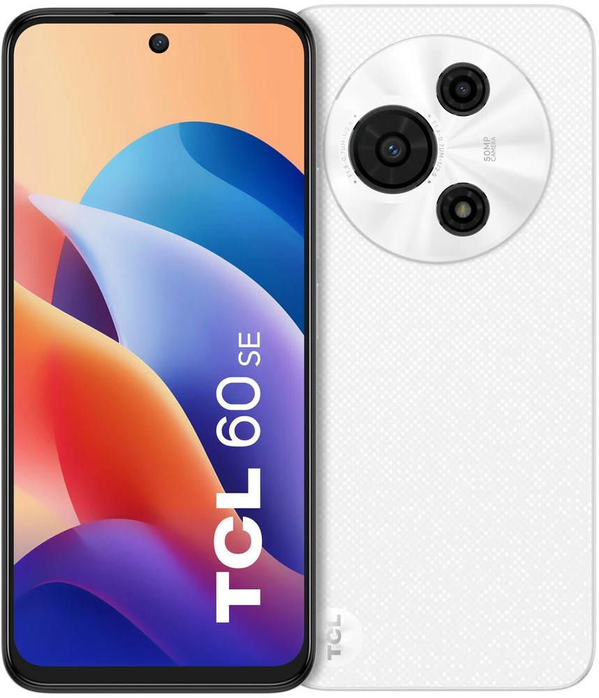 Išmanusis telefonas TCL 60 SE 8/512GB Blizzard Baltas