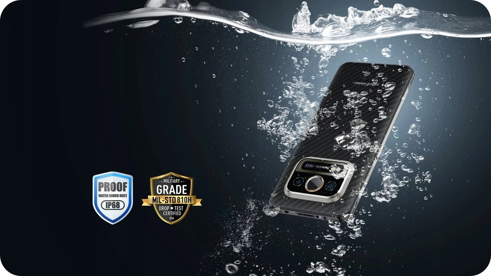 Išmanusis telefonas UleFone Armor 25T Pro 8 GB / 256 GB 5G, Juodas