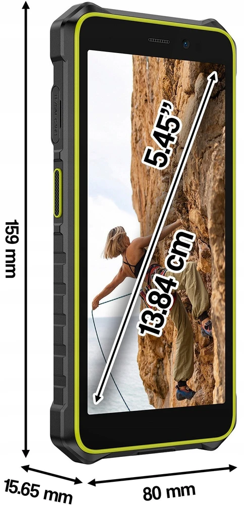 Išmanusis telefonas UleFone Išmanusis telefonas RugKing 2 Pro 4GB/64GB (Žalias) (UF-R2P_64/GN)