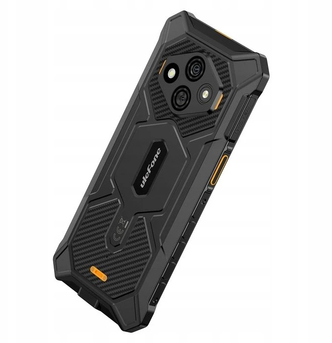 Išmanusis telefonas Ulefone RugKing 3 Pro 16,7 cm (6,56") Dual SIM, Android 15, 4G, USB Type-C, 8 GB, 128 GB, 5700 mAh, oranžinė, juoda