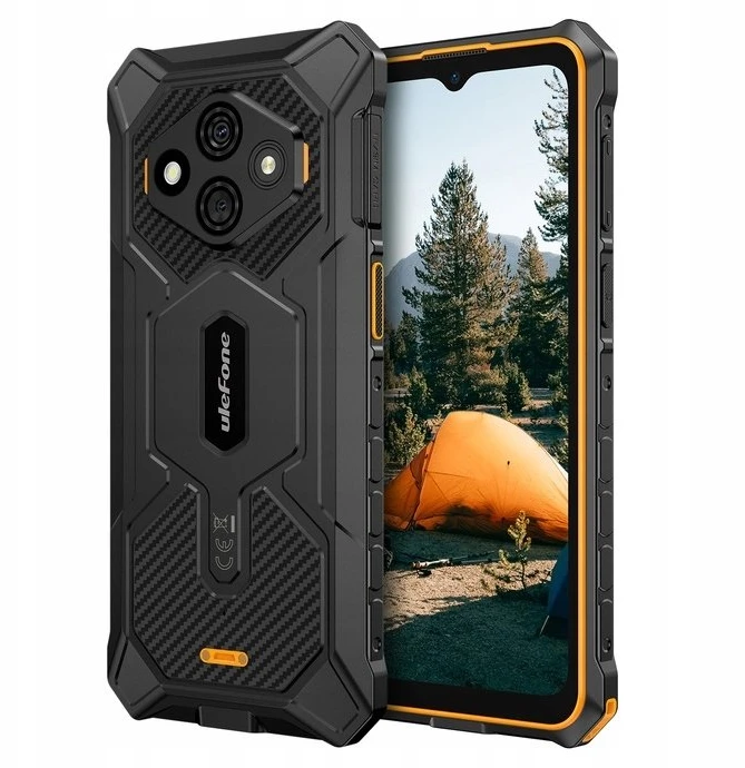 Išmanusis telefonas Ulefone RugKing 3 Pro 16,7 cm (6,56") Dual SIM, Android 15, 4G, USB Type-C, 8 GB, 128 GB, 5700 mAh, oranžinė, juoda