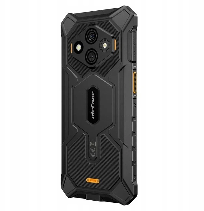 ULF Išmanusis telefonas Ulefone RugKing 3 Pro 16,7 cm (6,56") Dual SIM, Android 15, 4G, USB Type-C, 8 GB, 128 GB, 5700 mAh, oranžinė, juoda