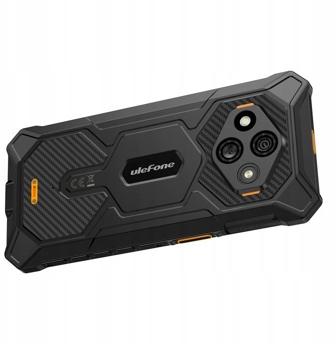 Išmanusis telefonas Ulefone RugKing 3 Pro 16,7 cm (6,56") Dual SIM, Android 15, 4G, USB Type-C, 8 GB, 128 GB, 5700 mAh, oranžinė, juoda