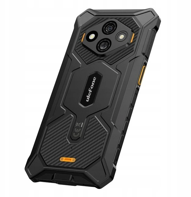 Išmanusis telefonas Ulefone RugKing 3 Pro 16,7 cm (6,56") Dual SIM, Android 15, 4G, USB Type-C, 8 GB, 128 GB, 5700 mAh, oranžinė, juoda
