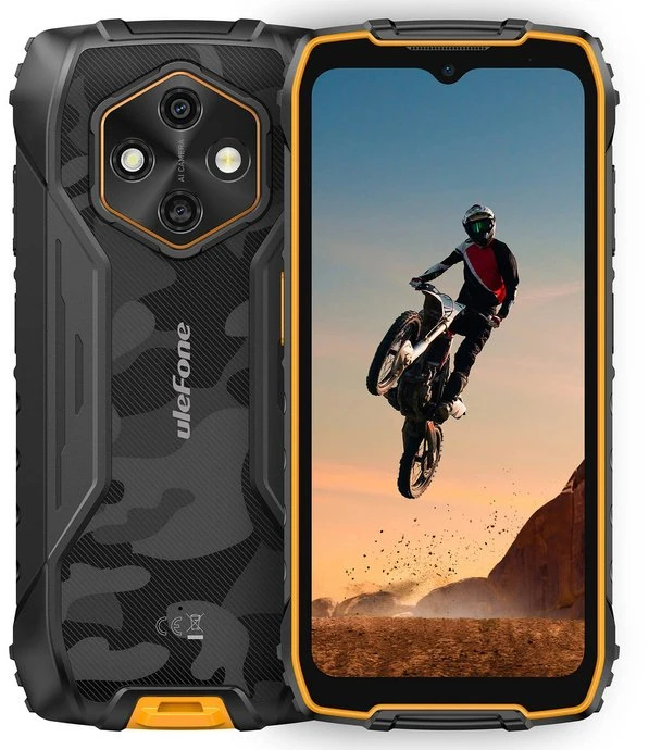 ULF Ulefone RugKing 4 Pro 16,7 cm (6.56″) Dviguba SIM jungtis Android 15 4G C tipo USB 8 GB 256 GB 10200 mAh Oranžinė