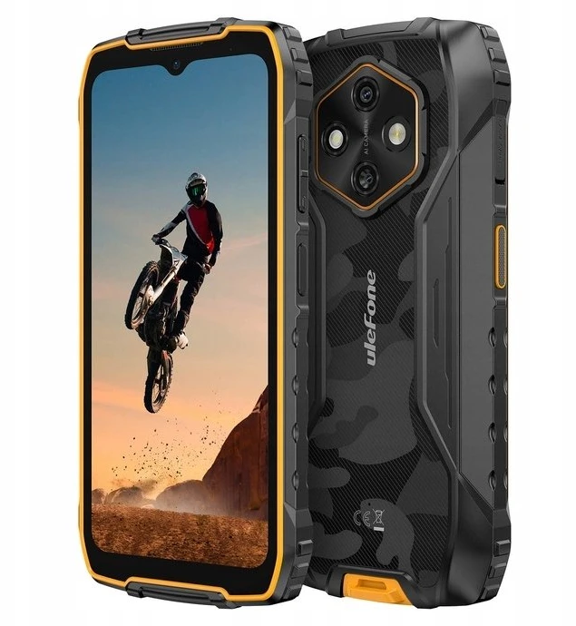 ULF Ulefone RugKing 4 Pro 16,7 cm (6.56″) Dviguba SIM jungtis Android 15 4G C tipo USB 8 GB 256 GB 10200 mAh Oranžinė