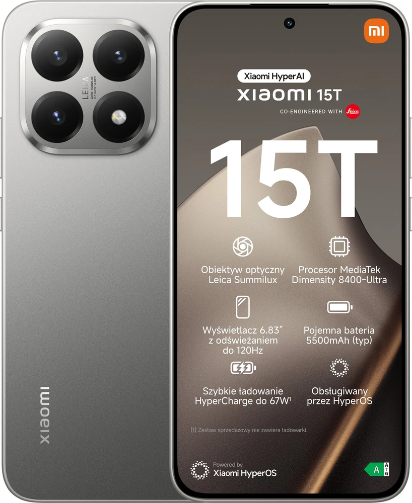 Xiaomi 15T 5G 12/256GB Grey