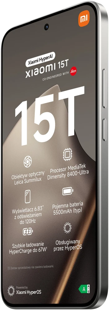 Xiaomi 15T 5G 12/256GB Grey