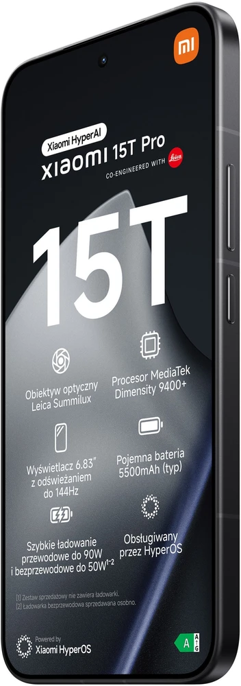 Xiaomi 15T Pro 5G Dual Sim 12GB RAM 1TB – Juodas