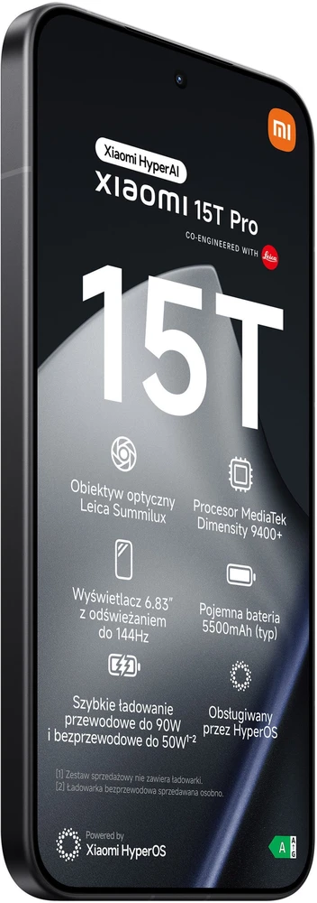 Xiaomi 15T Pro 5G Dual Sim 12GB RAM 1TB – Juodas