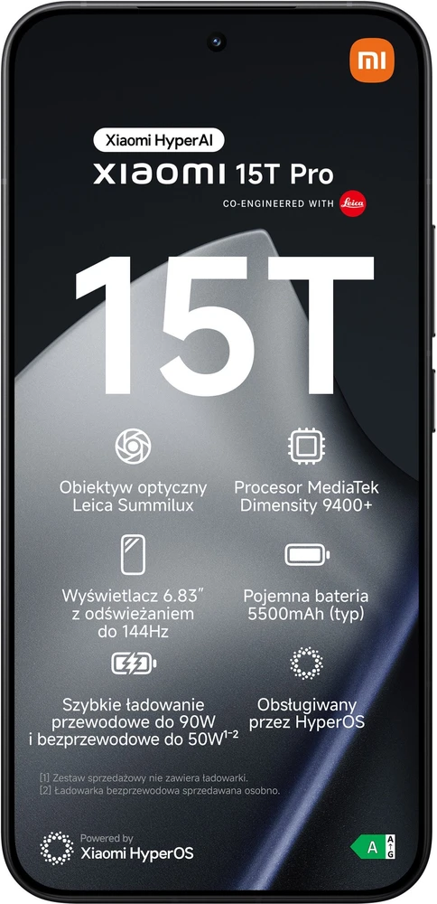 Xiaomi 15T Pro 5G Dual Sim 12GB RAM 1TB – Juodas