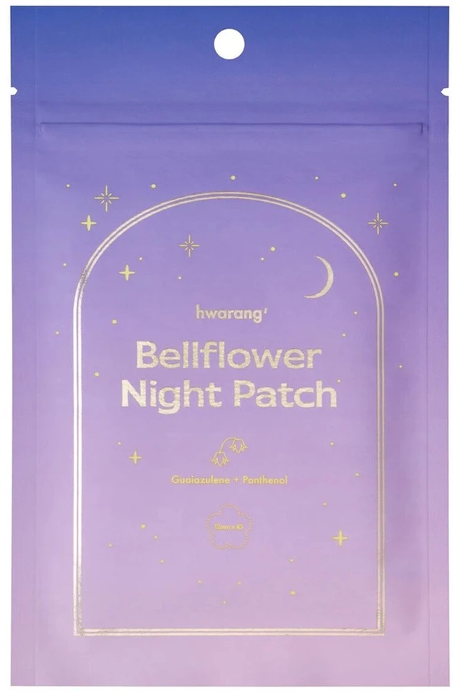 Isntree Hwarang' „Bellflower Night Patch“ pleistrai nuo odos defektų naktį, 45 vnt.