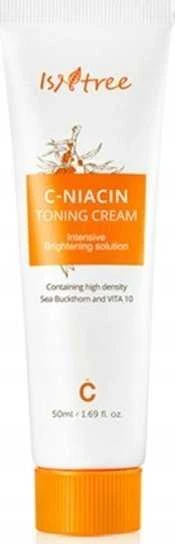 Isntree C-Niacin Toning Kreminis tonizuojantis skaistinantis veido kremas, 50 ml