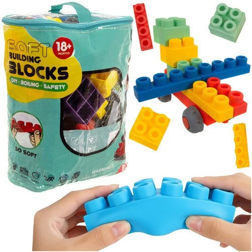Iso Trade guminiai blokeliai - sensoriniai 80 vnt. 26575