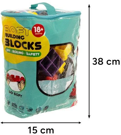 Iso Trade guminiai blokeliai - sensoriniai 80 vnt. 26575