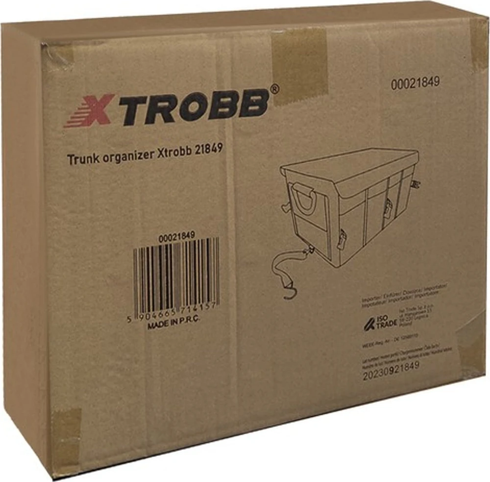 Xtrobb 21849 automobilio bagažinės daiktadėžė