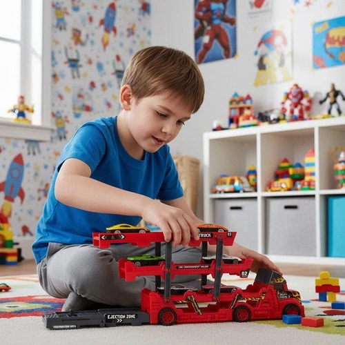 „Iso Trade“ TIR sunkvežimio rinkinys su 6 automobiliais 26303