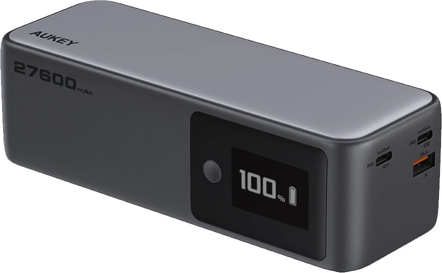 Išorinė baterija Aukey PB-Y63 27600mAh pilka