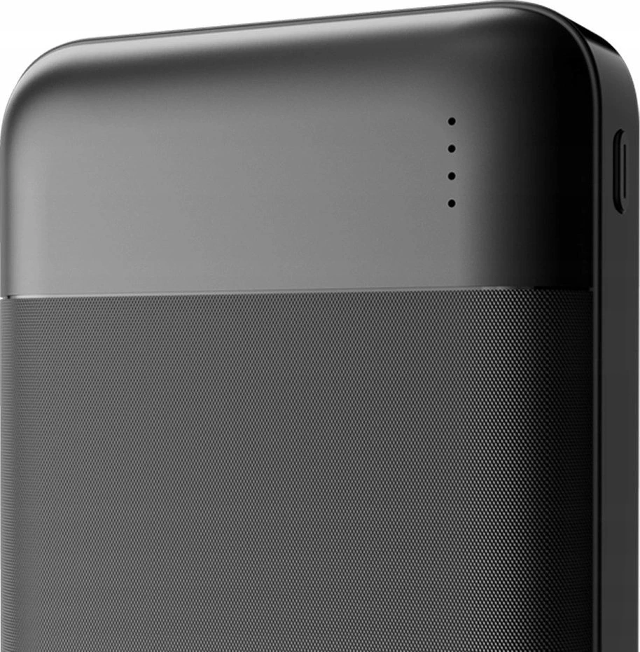 Powerbank Dudao K18-1B 10000mAh USB-A / USB-C / Micro USB - juodos spalvos
