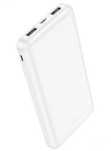 Powerbank Hoco 10000 mAh 2.1A J100 baltas