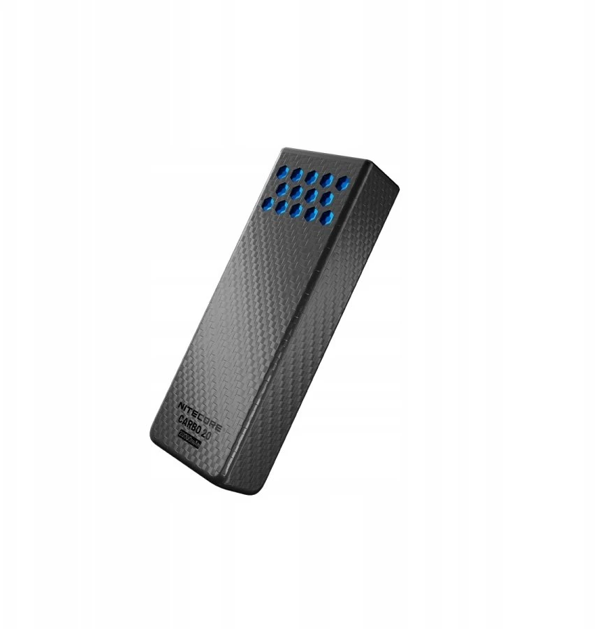 Nitecore Carbo 20 greito įkrovimo USB-C dvigubas 13400mAh maitinimo blokas