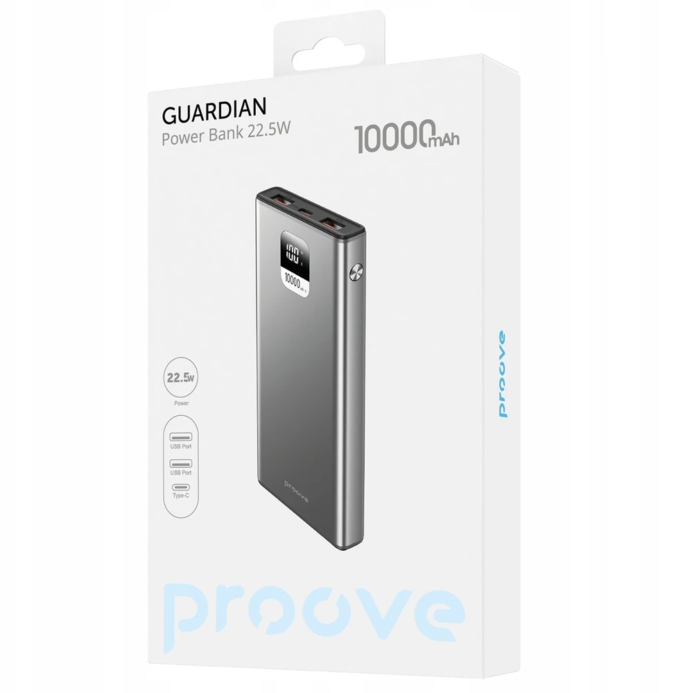 Išorinė baterija PROOVE Guardian 10000 mAh