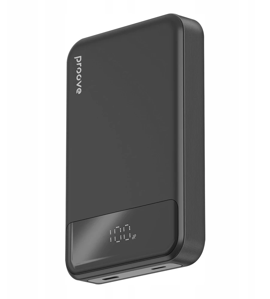 Nešiojamas įkroviklis PROOVE Hoodman Magnetic 10000 mAh Juodas