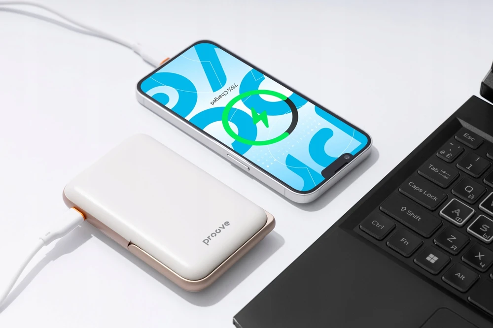 Powerbank PROOVE Knight 10000mAh Balta