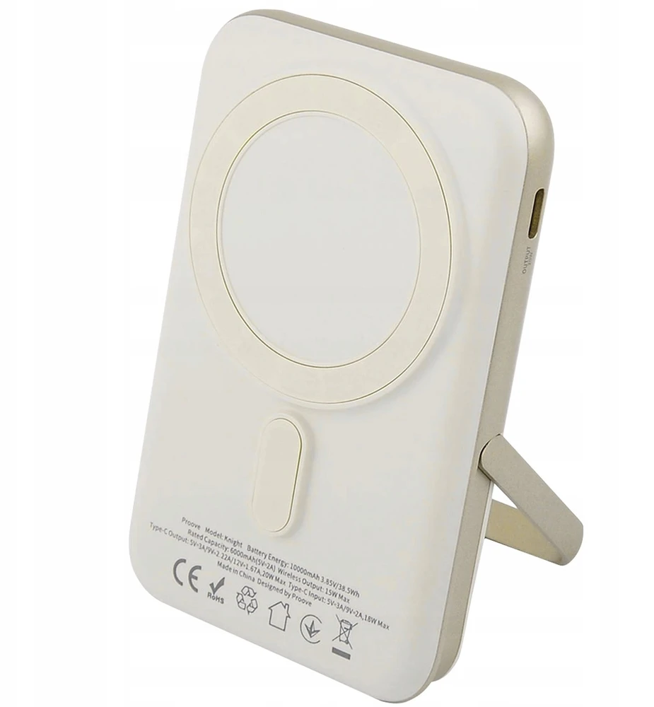 Powerbank PROOVE Knight 10000mAh Balta