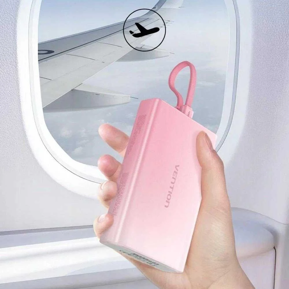 Powerbank Vention FHZM0 10000 mAh Pilka