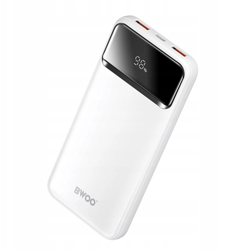 Išorinė baterija Wekome BWOO Itin plona išorinė baterija 22,5 W 10000 mAh, balta