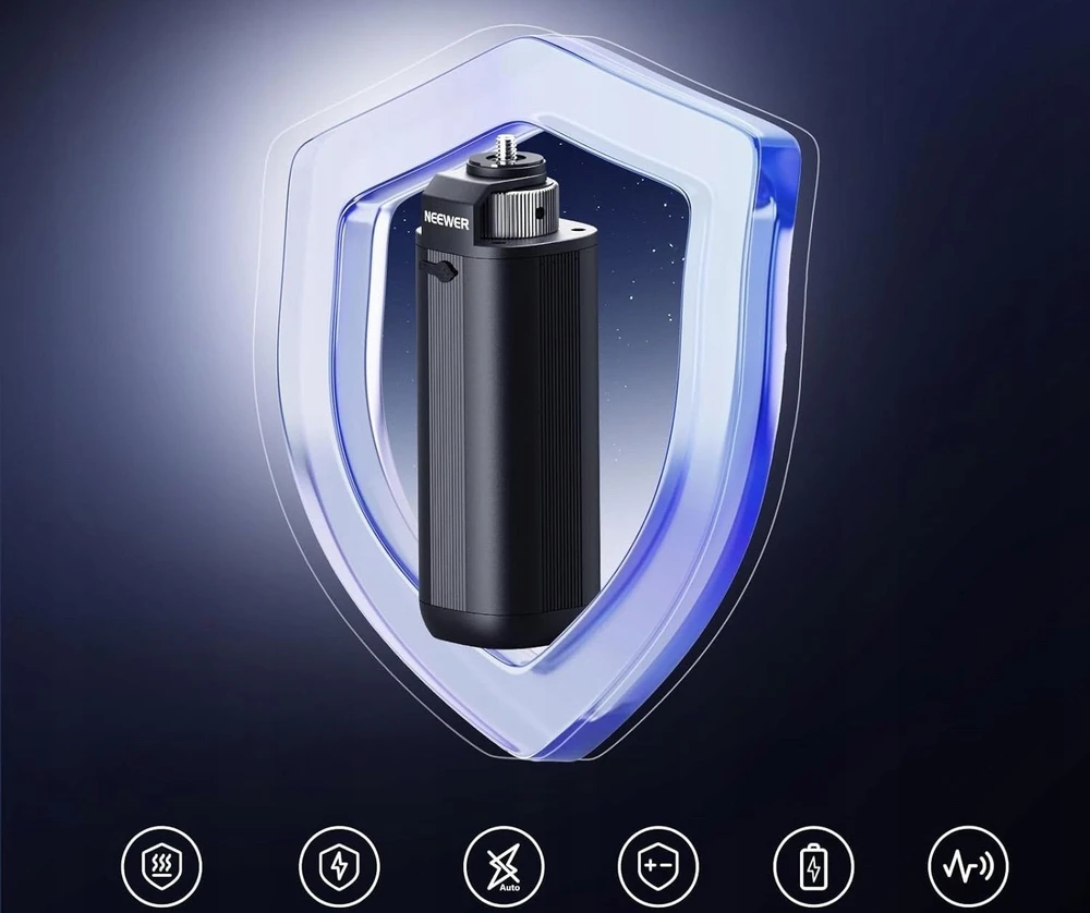 Neewer power bank laikiklis su maitinimo funkcija 100 W COB LED lempos USB-C DC NEEWER / PH74E