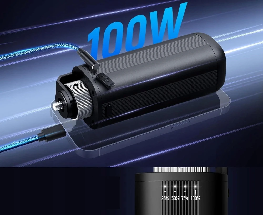 Neewer power bank laikiklis su maitinimo funkcija 100 W COB LED lempos USB-C DC NEEWER / PH74E