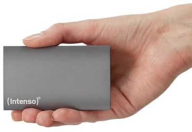 Kietasis diskas Išorinio disko SMD Intenso Portable SMD Premium Edition 256GB Pilkas (3823440)