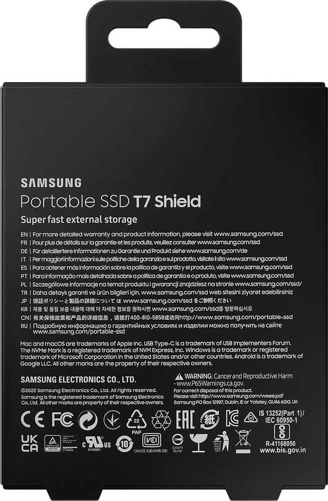 Išorinis kietasis diskas SSD SAMSUNG T7/1TB/USB 3.2/Rašymo greitis 1000 MBytes/sec/Skaitymo greitis 1050 MBytes/sec/MU-PE1T0S/EU