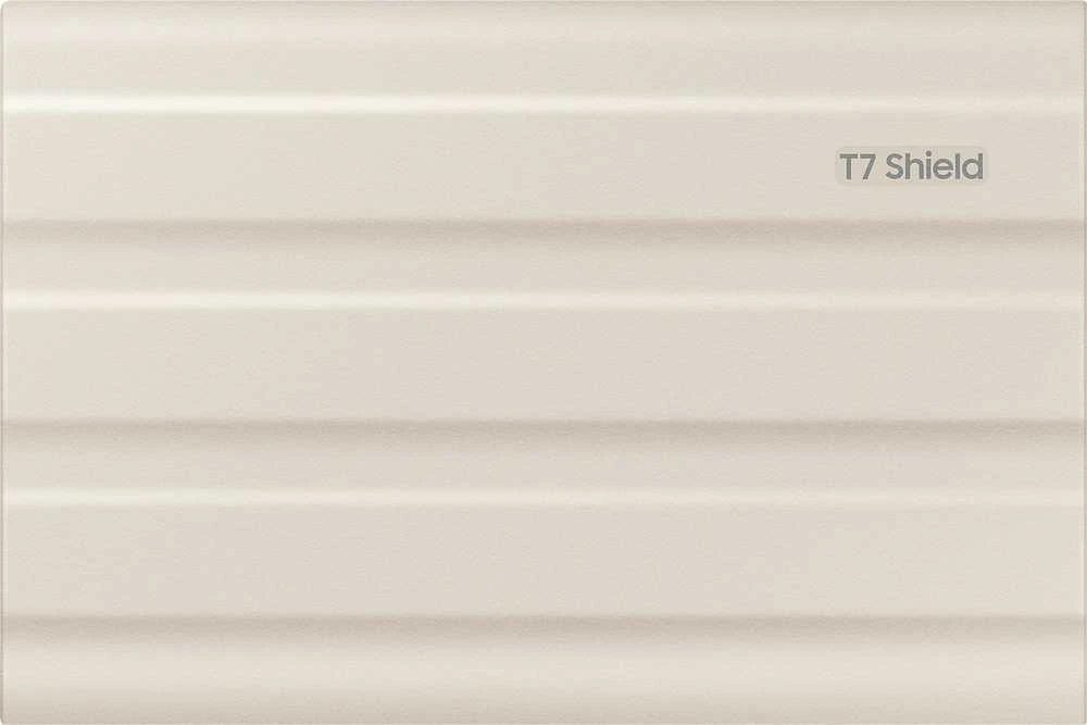 Išorinis kietasis diskas SSD Samsung T7 Shield USB 3.2 Gen 2 1TB, Smėlinės spalvos