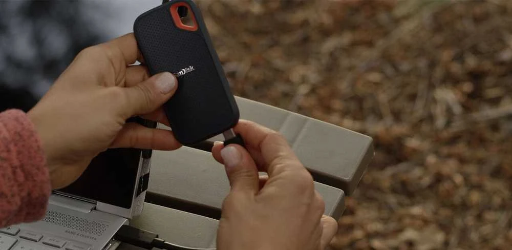 Išorinis kietasis diskas SanDisk Extreme Portable 500 GB, SDSSDE61-500G-G25, Juodas