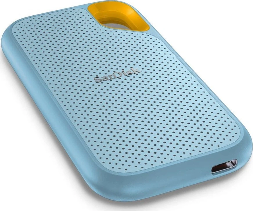 Išorinis kietasis diskas SanDisk Extreme Portable SSD 2 TB, SDSSDE61-2T00-G25B, Šviesiai mėlynas