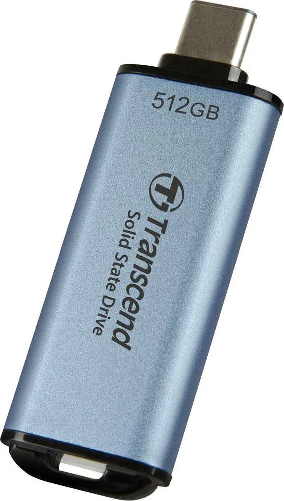Kietasis diskas Nešiojamas „Transcend ESD300“ SSD diskas (USB 10 Gbps, C tipas), 512 GB