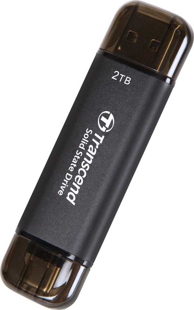 TRANSCEND 2TB Išorinis kietasis diskas SSD ESD310C USB 10Gbps Type C/A