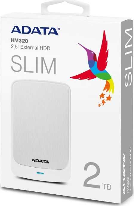 Kietasis diskas ADATA HV320 2TB veržliarakčio tipo HDD tvirtinimo diskas (AHV320-2TU31-CWH)