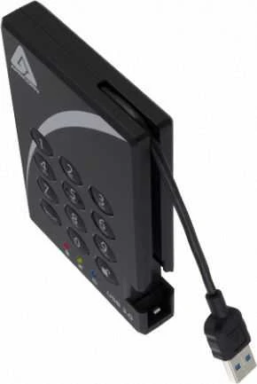 Apricorn Aegis Padlock A25-3PL256-1000 – kietasis diskas – 1 TB – USB 3.0