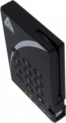 Kietasis diskas Dysk zewnętrzny HDD Apricorn Aegis Padlock 2TB Juodas (A25-3PL256-2000)